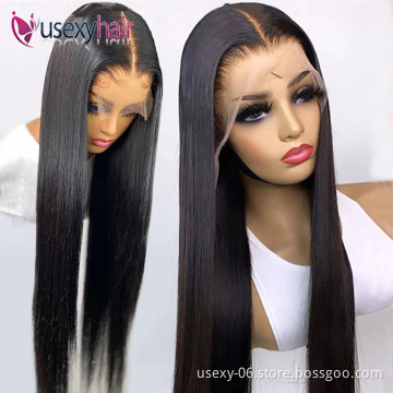 Glueless 40 inch HD Lace Front Wig HD Transparent Natural Brazilian Human Hair Wigs Hd 13x6 Lace Frontal Wigs For Black Women